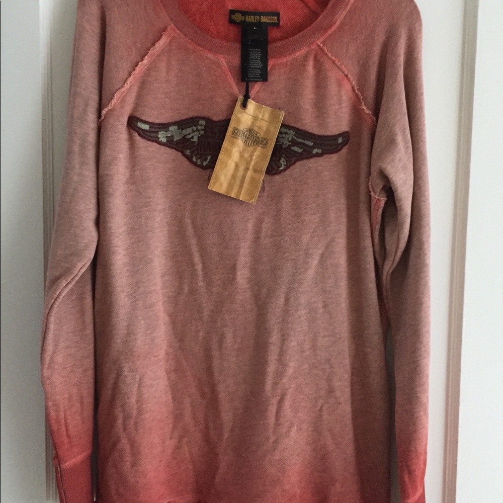 Harley Davidson Unisex Pullover Sweat Shirt L NWT